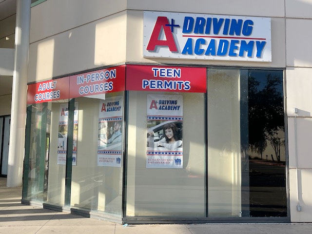 Driving School Sign in Schertz, Texas